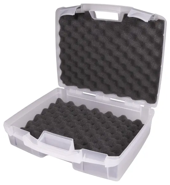 Raraion Polypropylene Storage Case with Foam Insert - Transparent 121mm x 370mm x 307mm