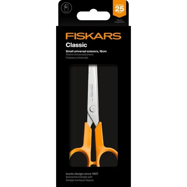 Fiskars Universalschere 16 cm - Für Rechts- & Linkshänder