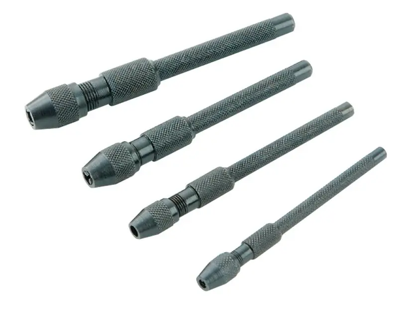 Faithfull 4-Piece Pin Vice Set for Precision Work