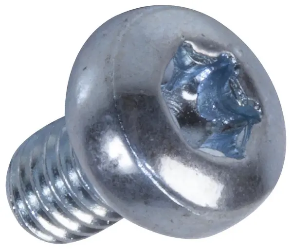 TR Fastenings M4 x 6mm Steel BZP Pan Head Torx Machine Screws 100 Pack