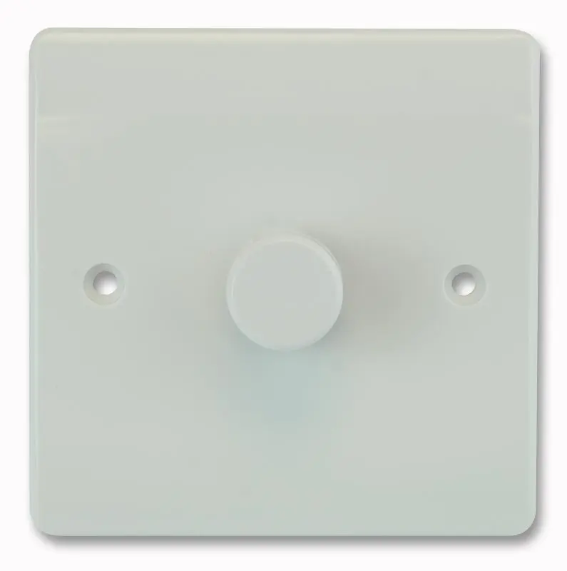 CLICK 1-Gangs 2-Weg Dimmer Schakelaar, Wit, 250W