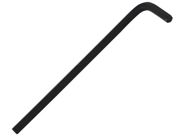 Faithfull Long Arm Hex Key 5mm, Chrome Vanadium, 118mm