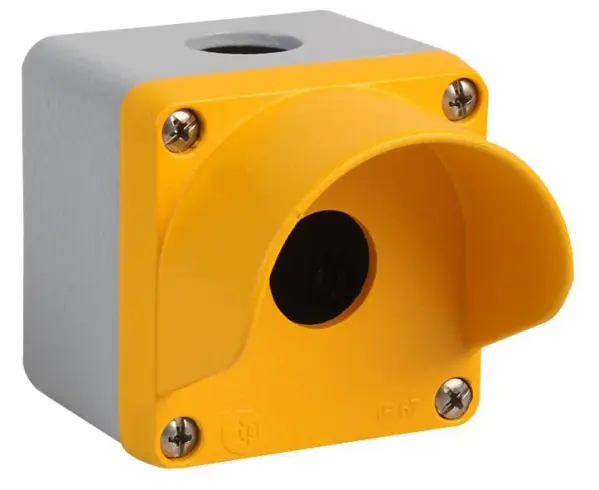 Europa Shrouded Control Station, Yellow, 1 Hole