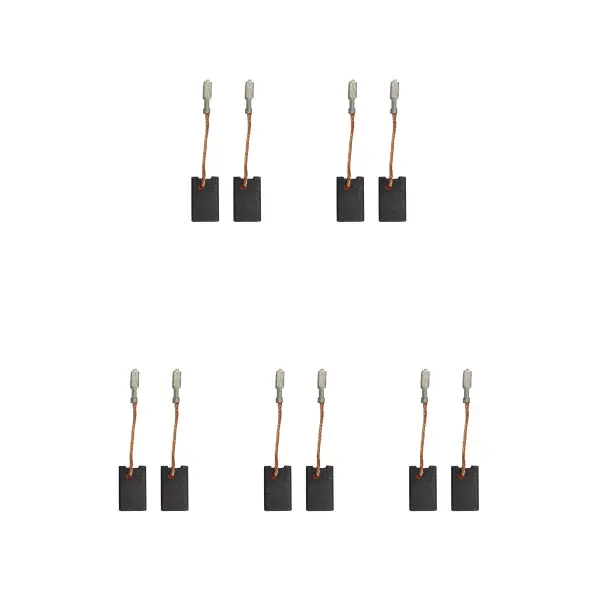 5 Set Berus Karbon (Saiz 6 x 12 x 19mm) untuk Iskra-Perles Grinder