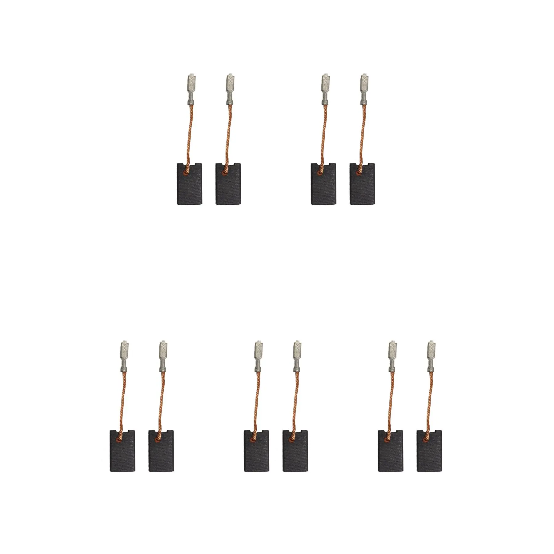 5 Set Berus Karbon (Saiz 6 x 12 x 19mm) untuk Iskra-Perles Grinder