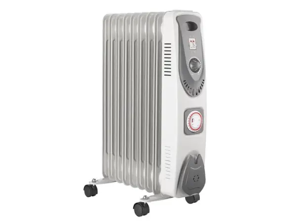 Airmaster Radiator Sáithithe Ola Caol 2.0kW, 3 Socruithe Teasa