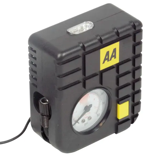 AA Compact 12V Tyre Inflator, 371g
