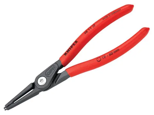 Knipex Alicates para Anéis Elásticos Internos Retos 19-60mm, 180mm