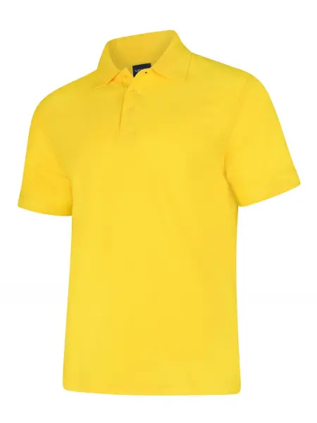Polo Unisex Deluxe Uneek - Mezcla 50% Algodón 50% Poliéster, Amarillo, 3XL