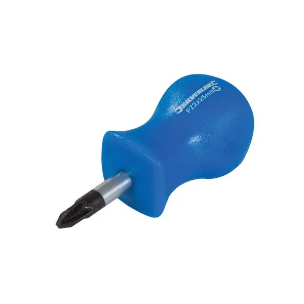 Silverline Stubby Screwdriver, PZ2 x 25mm, Chrome Vanadium Steel