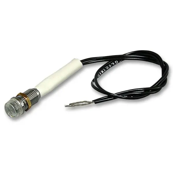 Bulgin 1041 Series Neon Indicator, Clear, 6.3mm, 20mA, 250V AC