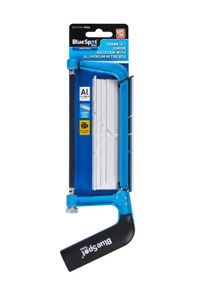 Blue Spot Tools 150mm 迷你手锯 + 铝制斜角盒套装