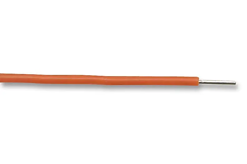 CONCORDIA TECHNOLOGIES Solid Core Equipment Wire, 1/0.60mm, Orange, 100m