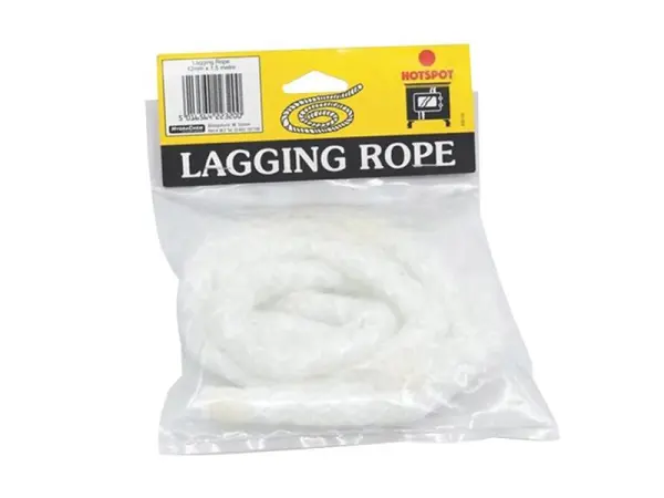 Hotspot Lagging Rope 12mm x 30m, Heat-Resistant Glass Fibre