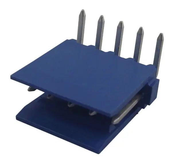 AMP TE Connectivity Pravý úhel konektor, rozteč 2,54mm, 5-polohový