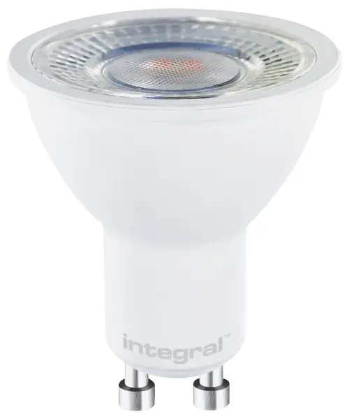 Integral Single Colour GU10 LED Bulb, Red, 5W, 130lm