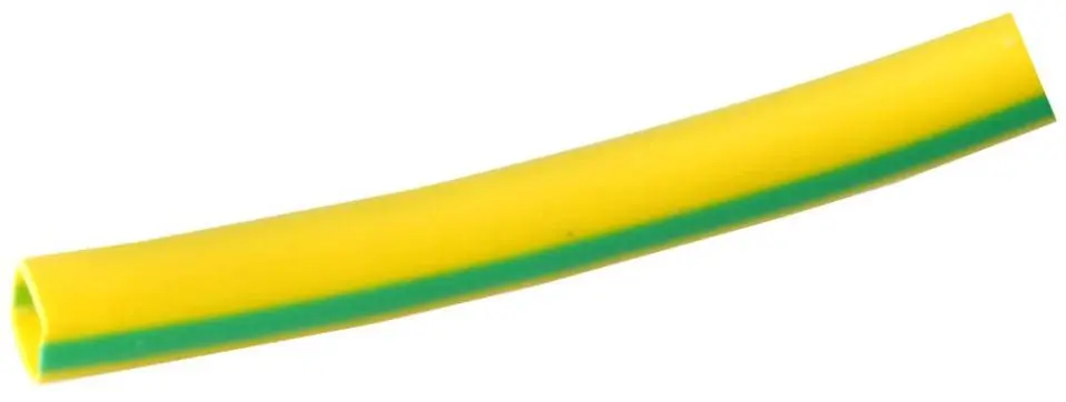 PRO POWER Funda aislante PVC para cables de tierra, verde/amarillo, 2mm x 100m