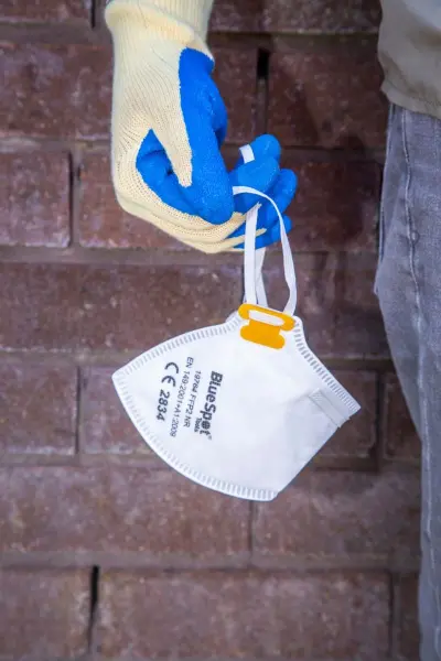 Blue Spot Tools 20片装FFP2透气可折叠防尘口罩（带排气阀）