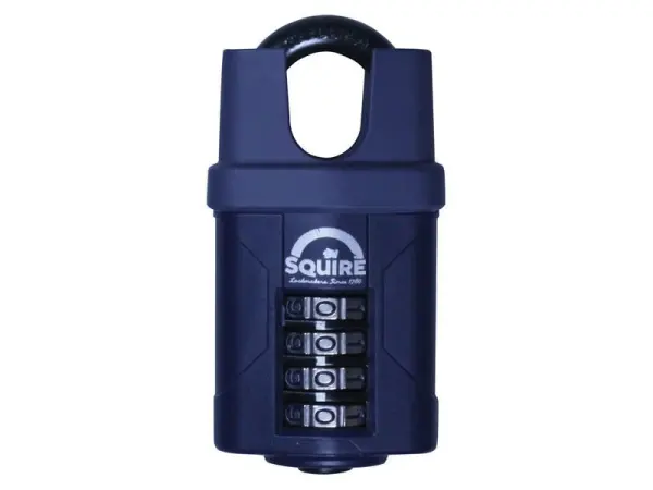 Squire CP50CS 4-Wheel Combination Padlock, Die-Cast Alloy, 50mm