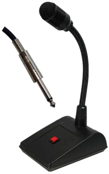 ADS WORLDWIDE デスクトップページングマイク 6.3mmジャック 3mリード付き