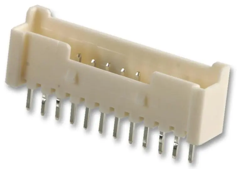MOLEX מחבר ראש ישר, רווח 2 מ״מ, 12 פינים, עם הגנה