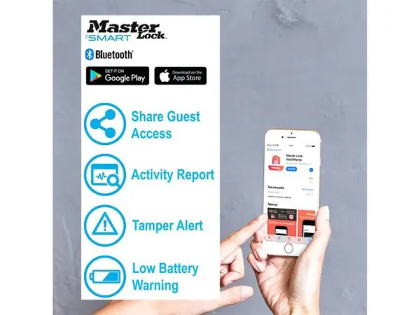 Master Lock Bluetooth Outdoor Padlock 56mm