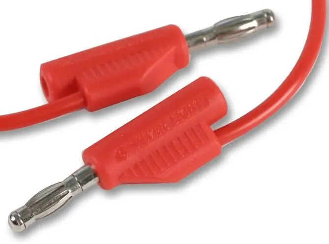 PRO SIGNAL Red 4mm Banana Plug Test Lead, 1m