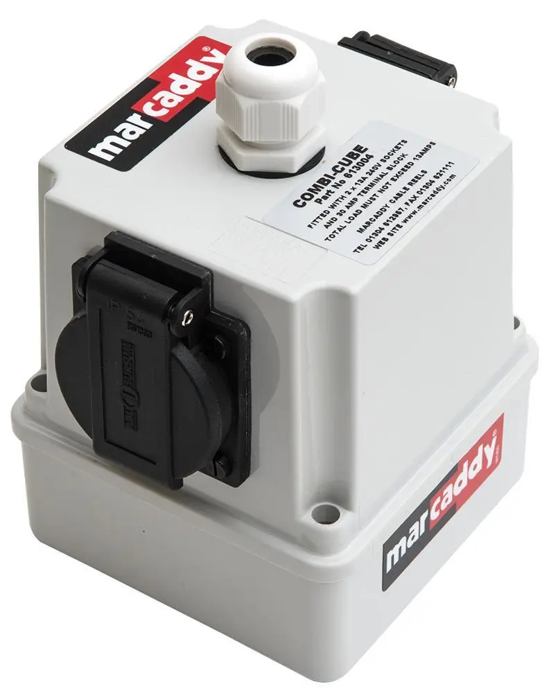 Marcaddy Suspendable Multi-Socket Outlet with 2 UK 13A Sockets