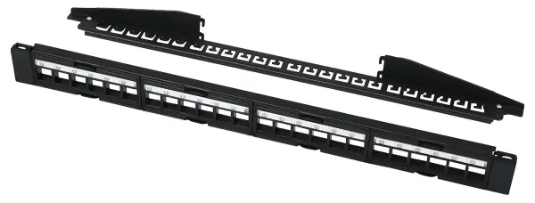 EAGLE 24-Port 1U UTP Unpopulated Keystone Coupler Panel