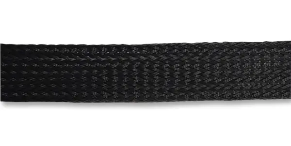 PRO POWER 폴리에스터 브레이디드 슬리빙, 블랙, 16mm, 5m