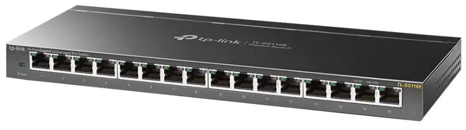 TP-LINK 16-Port Ευφυής Εναλλακτικός Διακόπτης Gigabit