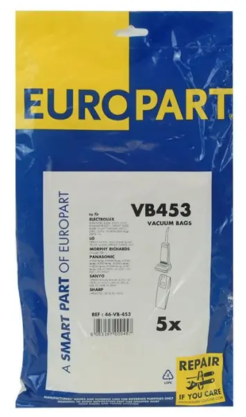 EUROPART Panasonic MC-E40 Compatible Vacuum Cleaner Dust Bags (5 Pack)