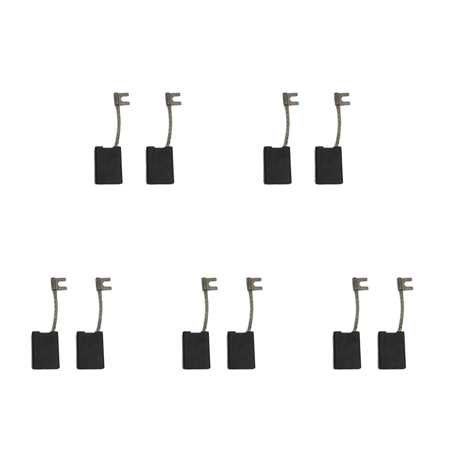 CarbonBr 5 Sets Kohlebürsten (2x pro Set) für Bosch Z33 Winkelschleifer (6,3 x 