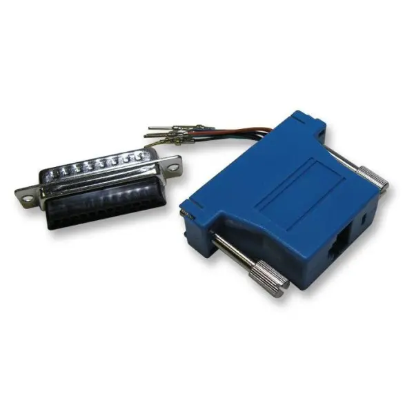 MH Connectors Modular Adaptor 25 Way Plug - Blue