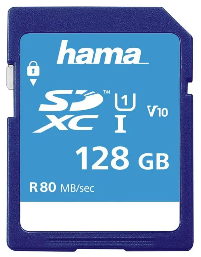 HAMA 128GB Class 10 SDXC UHS-1 メモリーカード 80MB/s