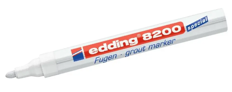 EDDING Medium Bullet Tip Grout Marker - White