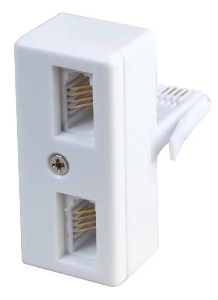 PRO SIGNAL - Doppel-Telefonadapter BT431A