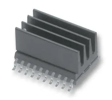Fischer Elektronik SMD Heatsink 33°C/W, 43x33x15mm, Aluminium