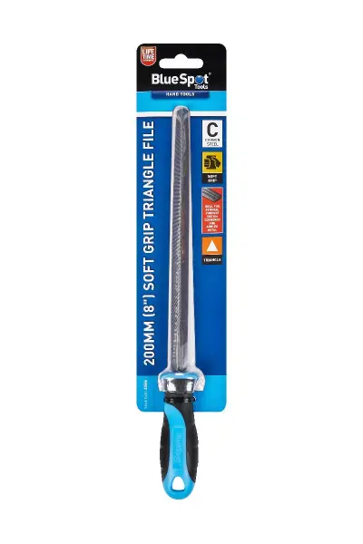 Blue Spot Tools 200mm 软握把三角锉