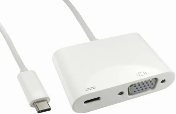 PRO SIGNAL Adattatore USB-C a VGA con Power Delivery