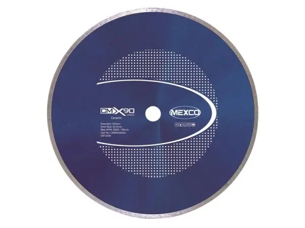 MEXCO X90 Diamentowa Tarcza Do Cięcia Płytek Ceramicznych, 350mm x 25,4mm