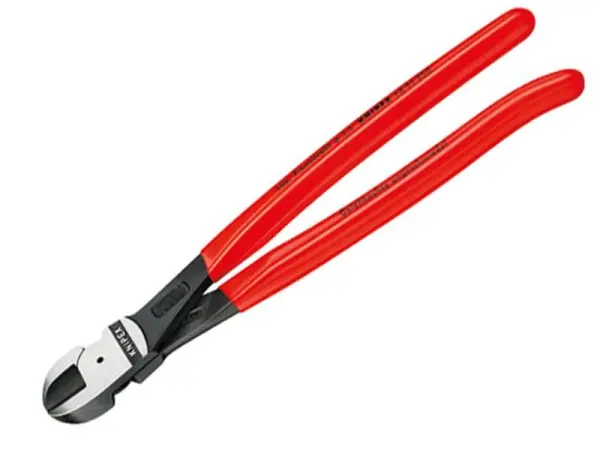 Knipex מקטם מרכזי ברגי עוצמה, ידיות PVC, 250 מ״מ