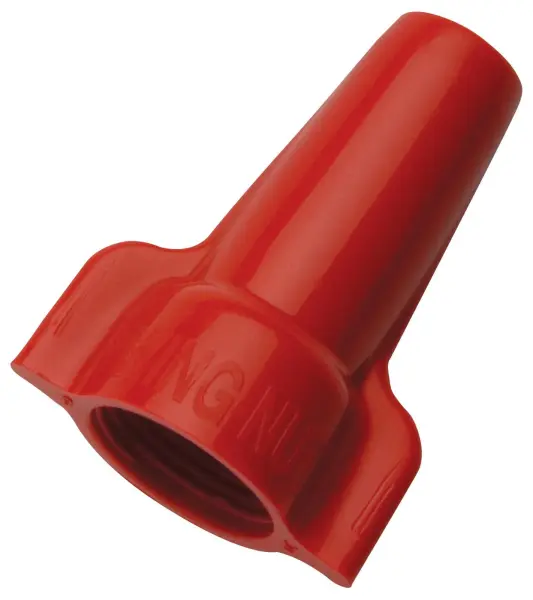 IDEAL-TEK Twist On Wing Nut Wire Connector, Pack of 100 - Red