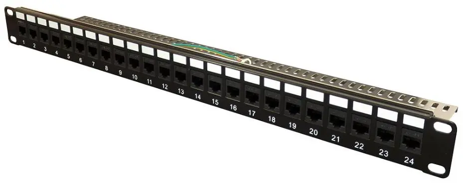 TUK Cat5e 24ポート カプラーパネル 19インチラック用