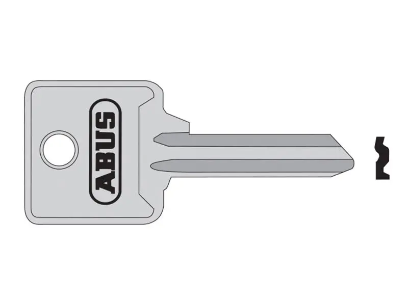 ABUS 85/40 Llave en Blanco para Candado 40mm Derecha
