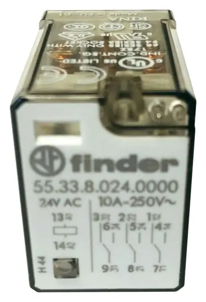 Finder 55 Series 3PCO Industrial Relay - 24V