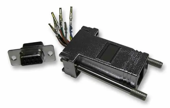 MH CONNECTORS RJ45 to 9 Way D Modular Adaptor, Single Unit