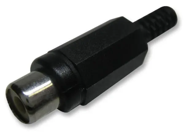 PRO SIGNAL - Soket Phono, Dalam Talian, Hitam, Pek 10