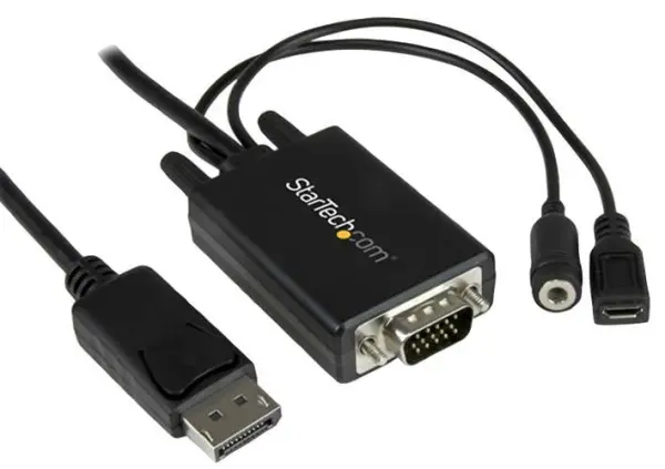 Startech 3m DisplayPort to VGA Adapter with Audio