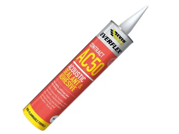 Everbuild Sika Everflex AC50 Sellante Acústico y Adhesivo, 900ml